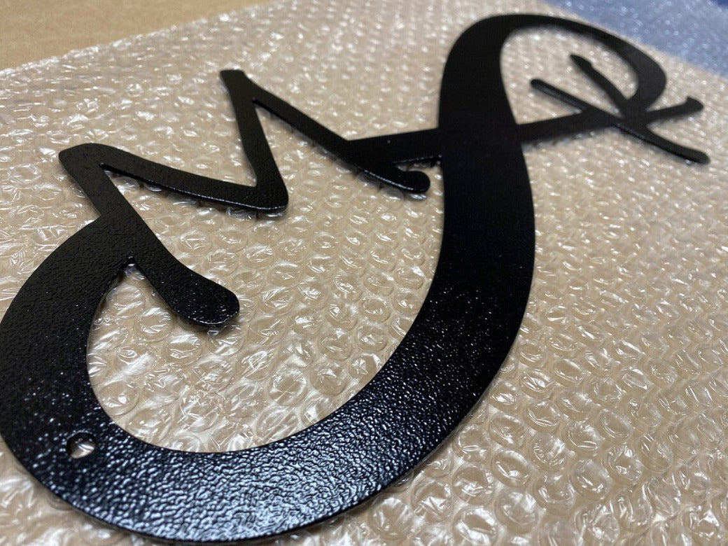 Metal Infinity Sign with Initials, Personalized - American Aftermarkets ...