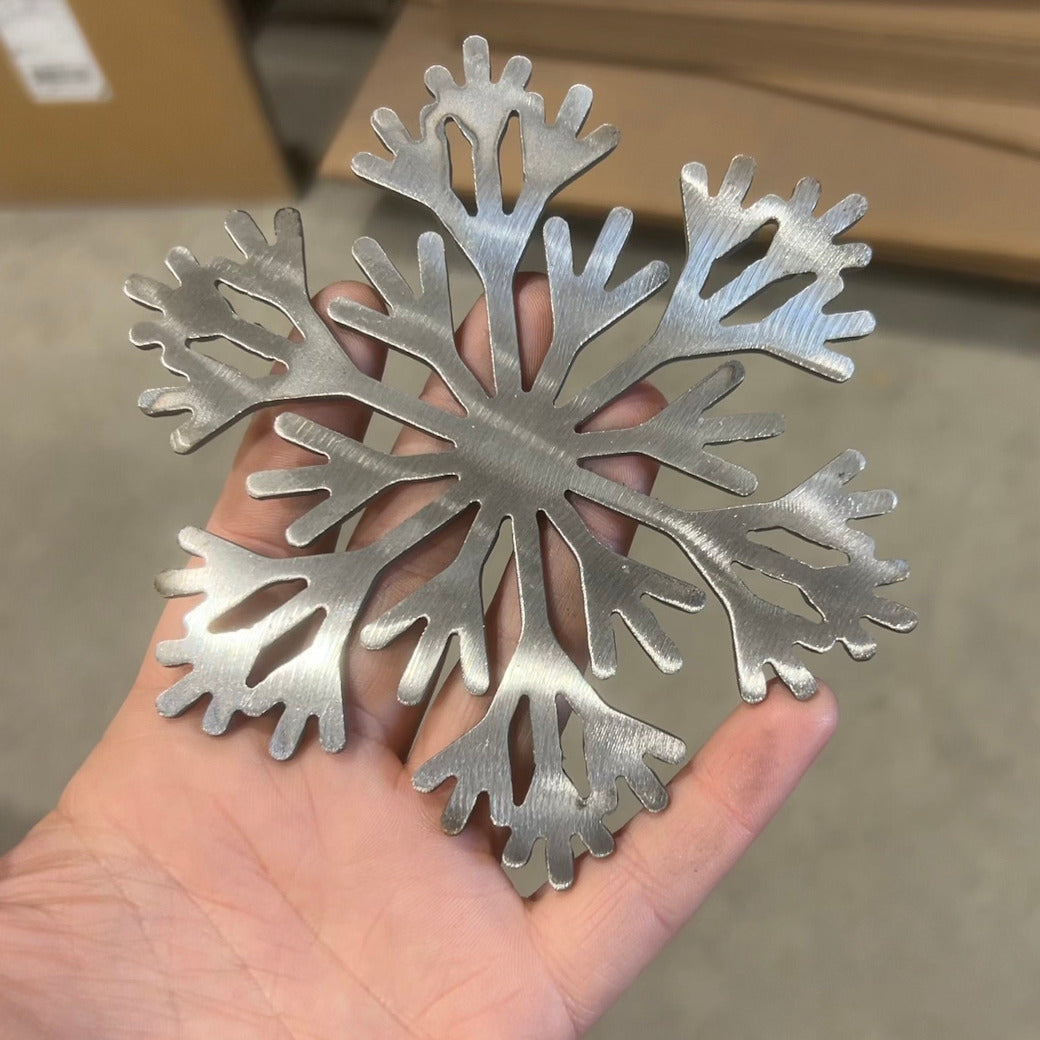 Snowflake Ornament - Metal Snowflake Ornament - Personalized Snowflake Ornamnet - Christmas Gift - Christmas Ornament - Customized Ornament