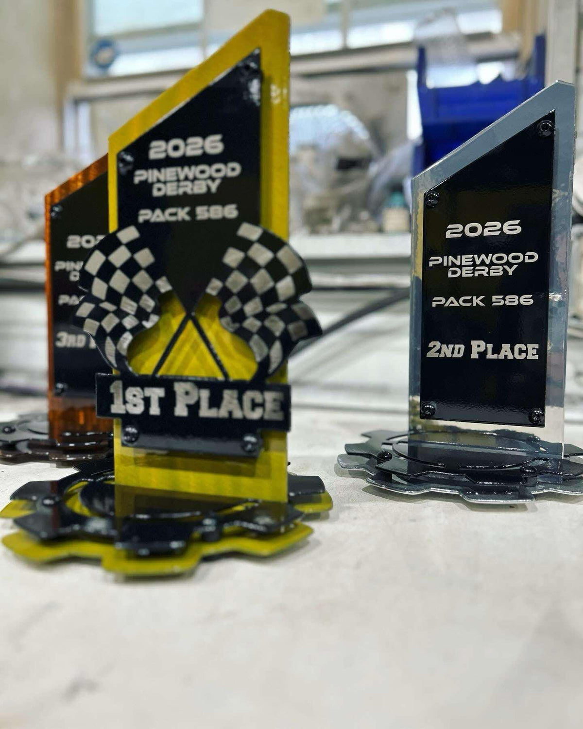 Custom Metal Fabricated Trophies - Your logo / Design, Personalized Awards - Metal trophy