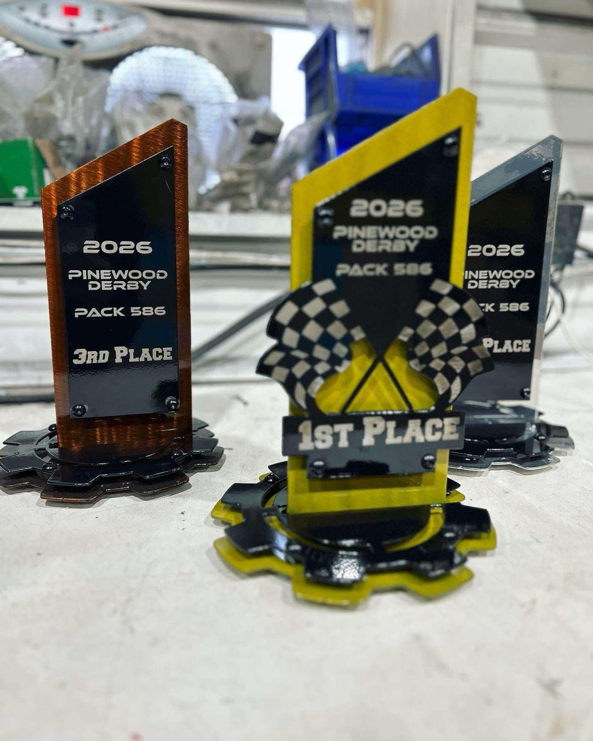 Custom Metal Fabricated Trophies - Your logo / Design, Personalized Awards - Metal trophy