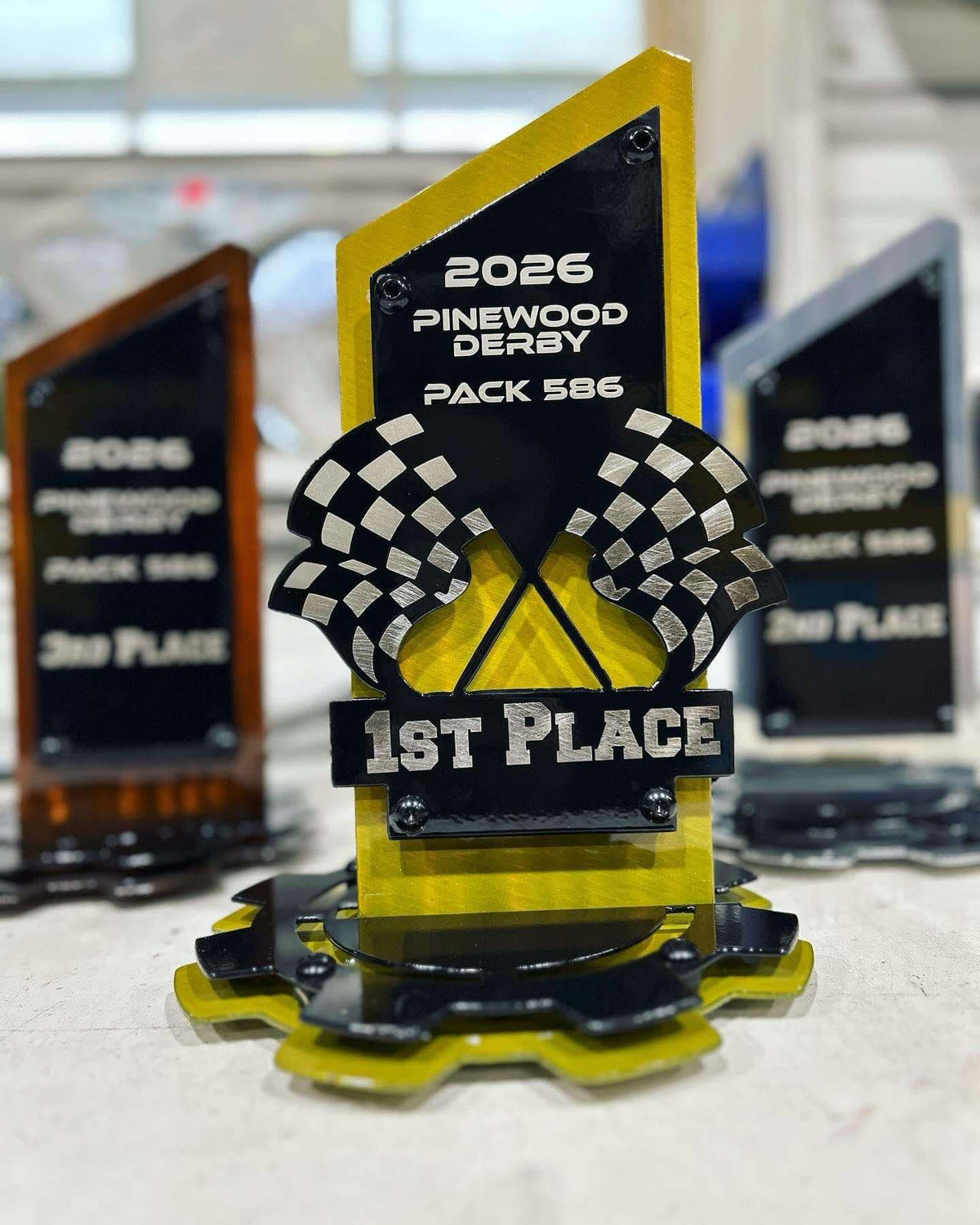 Custom Metal Fabricated Trophies - Your logo / Design, Personalized Awards - Metal trophy