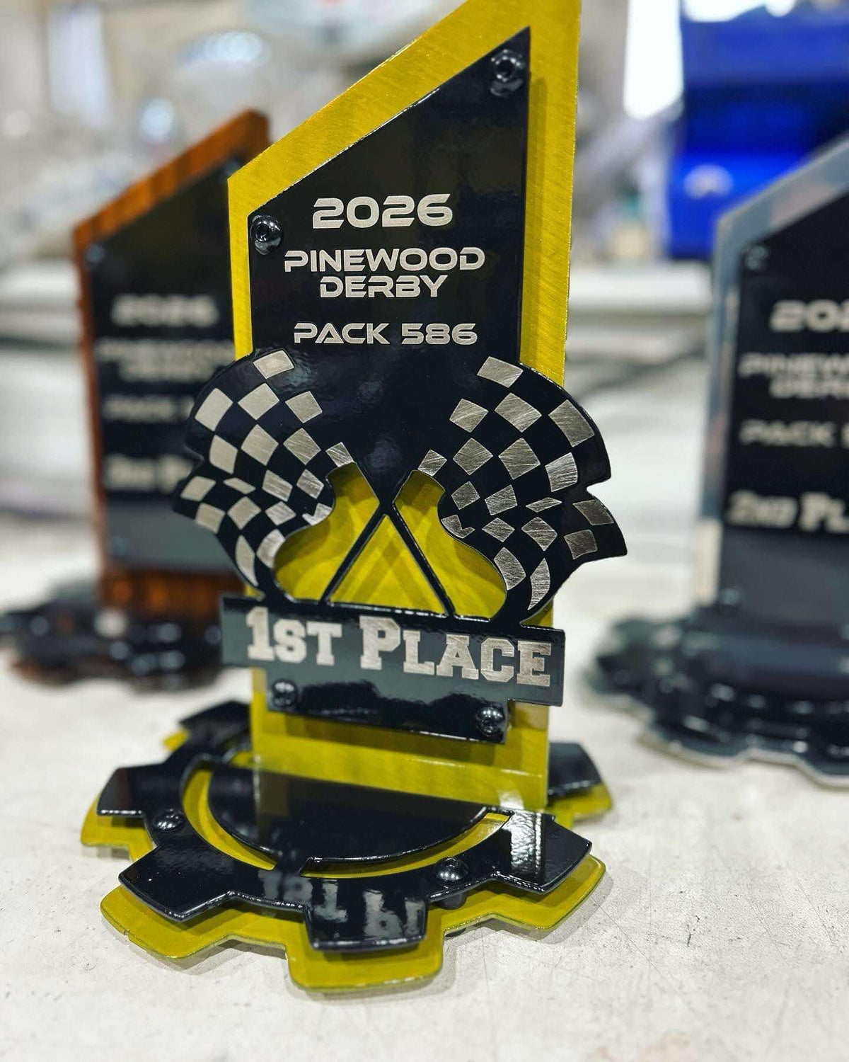 Custom Metal Fabricated Trophies - Your logo / Design, Personalized Awards - Metal trophy