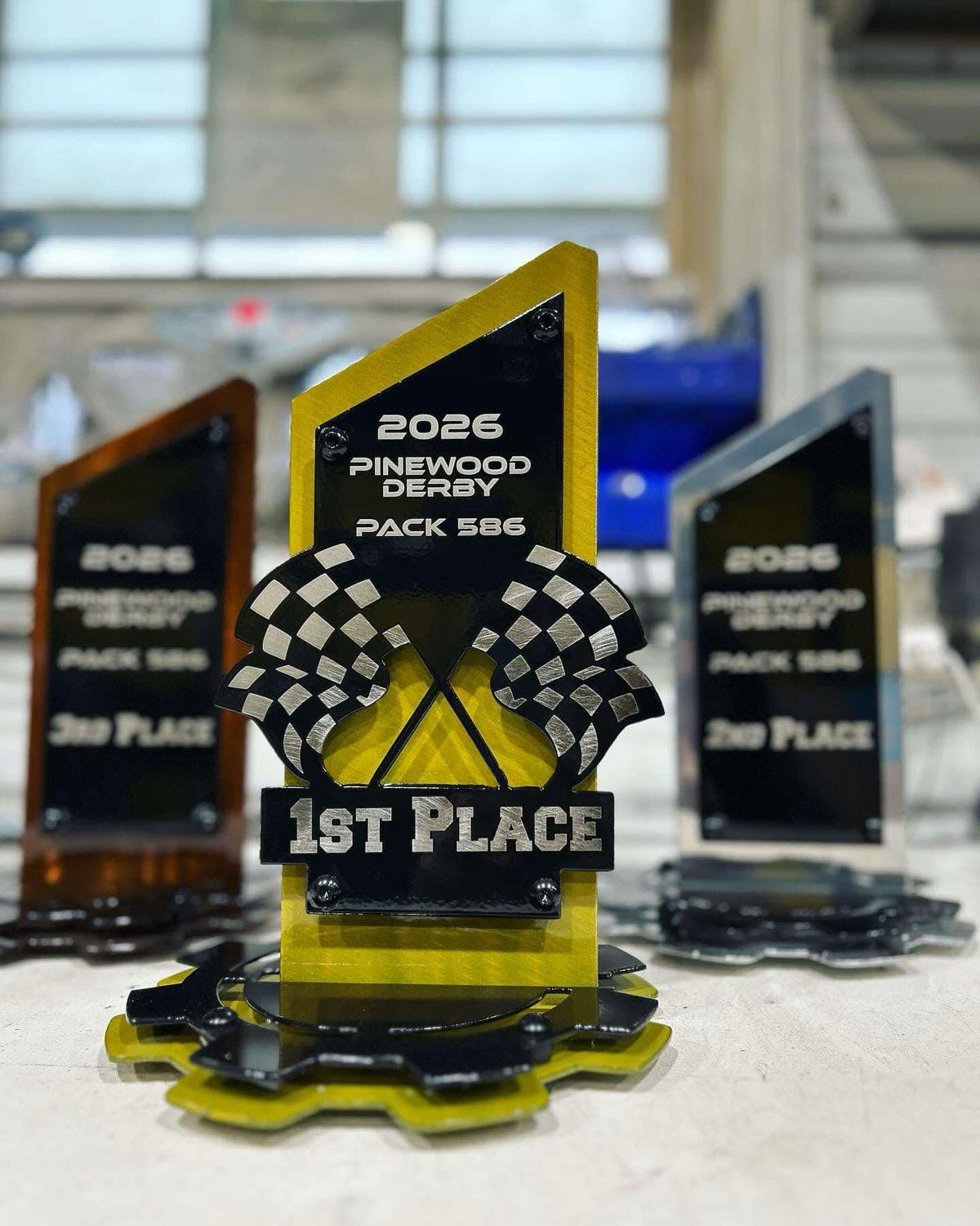 Custom Metal Fabricated Trophies - Your logo / Design, Personalized Awards - Metal trophy