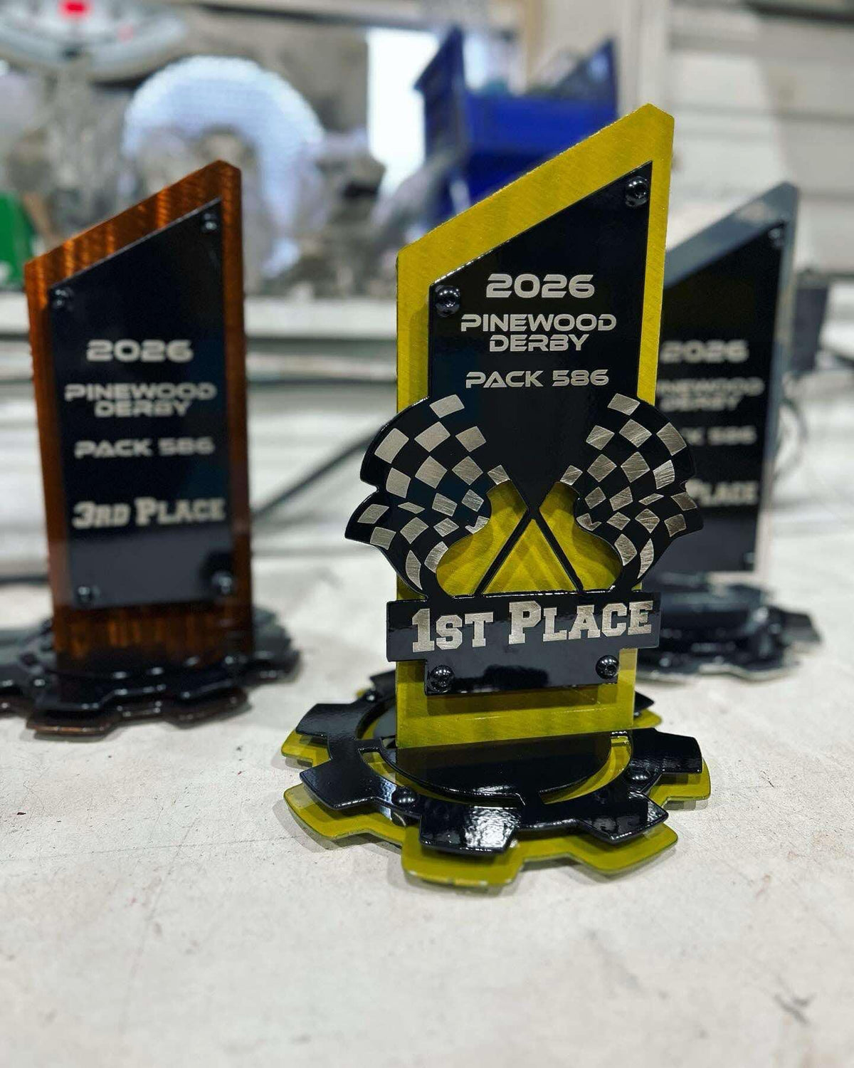 Custom Metal Fabricated Trophies - Your logo / Design, Personalized Awards - Metal trophy