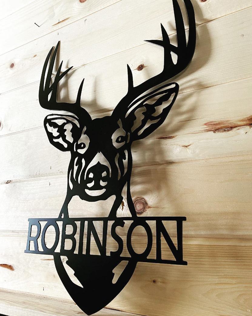 Buck Personalized Name Sign