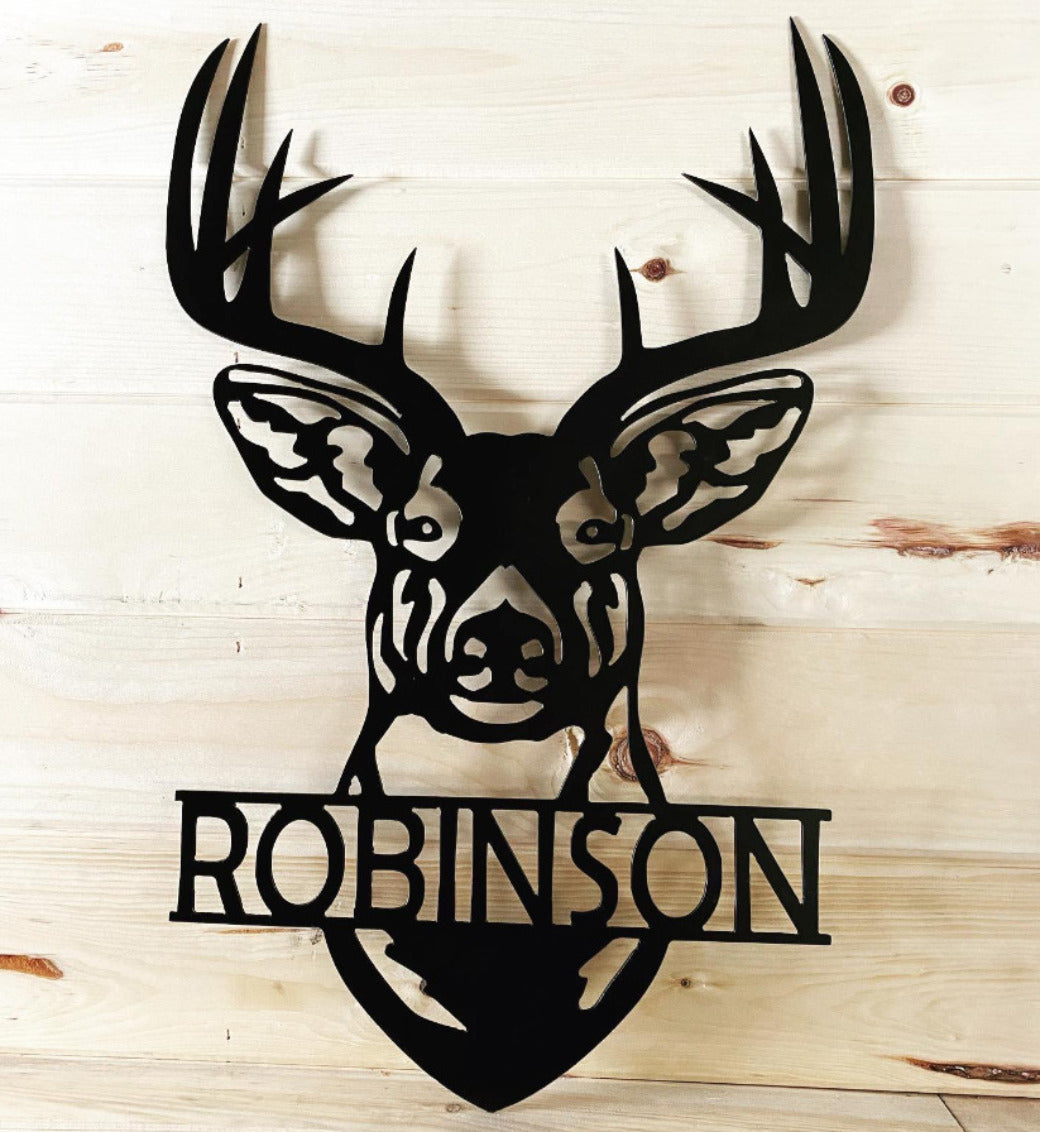 Buck Personalized Name Sign
