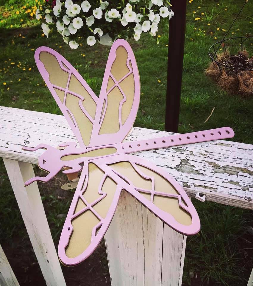 Dragonfly Metal Sign