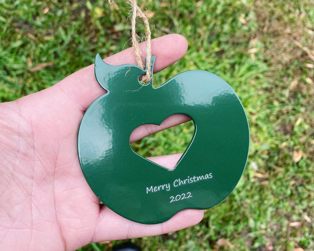 Metal Apple Ornament