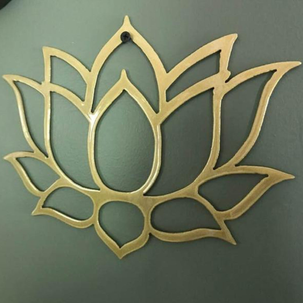 Metal Lotus Sign