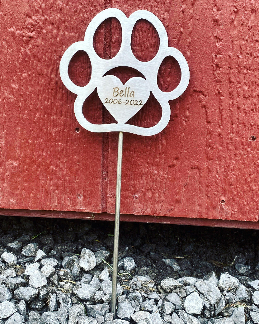 Pet Memorial Stake, Personalized