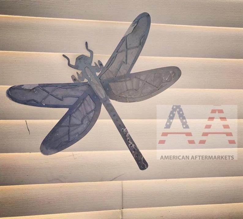 Dragonfly Metal Sign