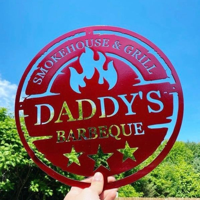 Customized Metal Barbeque Sign American Aftermarkets Metalworks