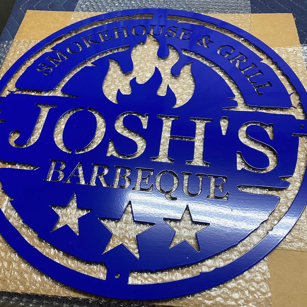 Customized Metal Barbeque Sign