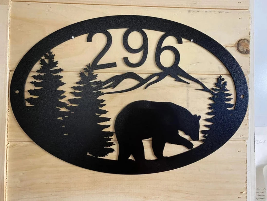 Bear Address Number Sign