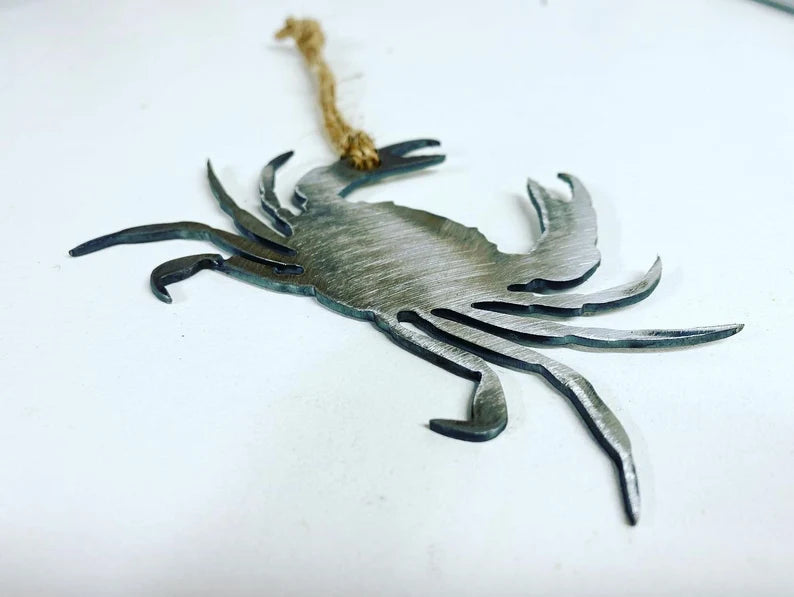 Metal Crab Ornament