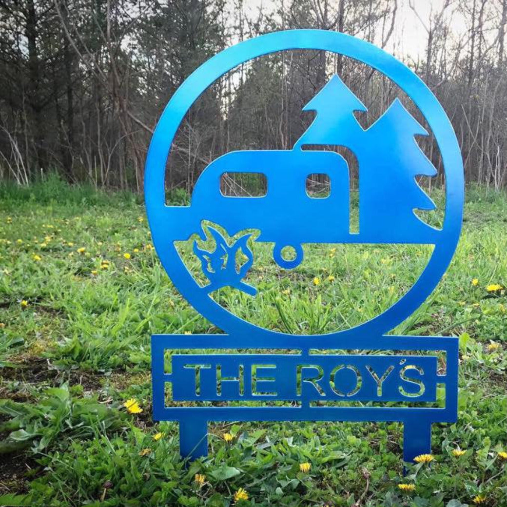 Trailer Rv Signs Camping Family Sign, Personalized Camper Sign - American Aftermarkets ...