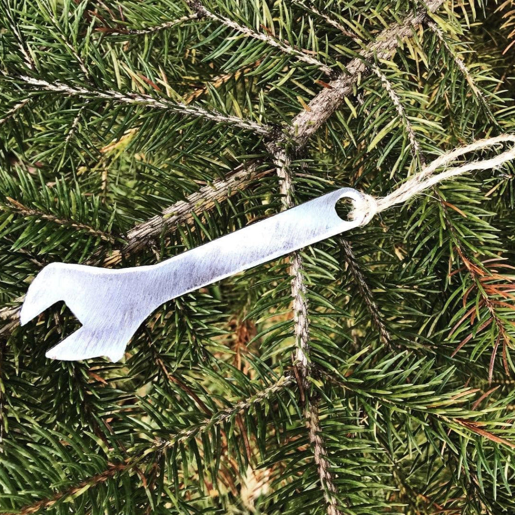 Metal Wrench Ornament
