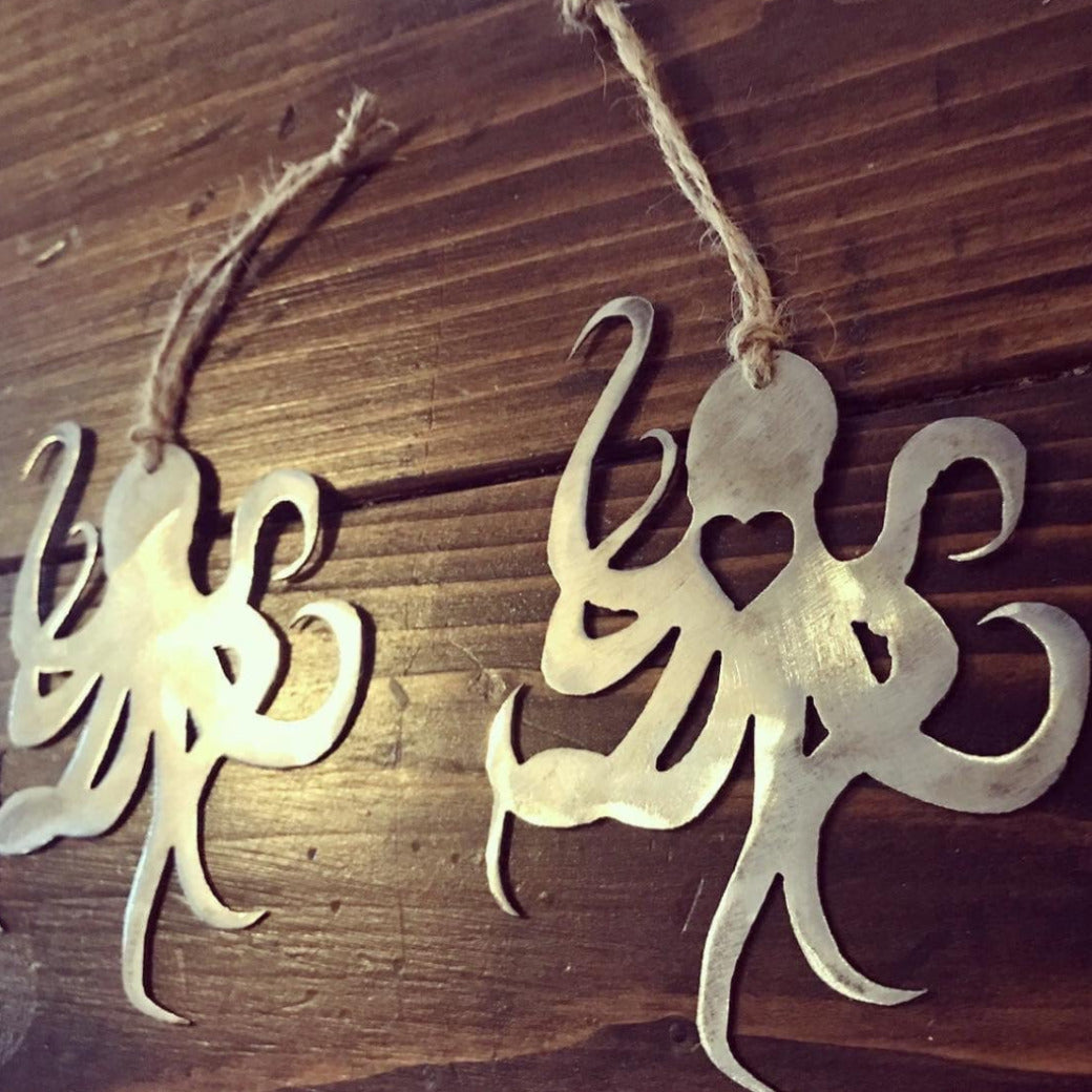 Metal Octopus Ornament