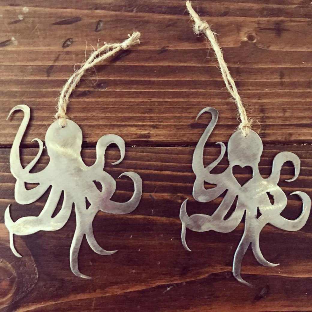 Metal Octopus Ornament