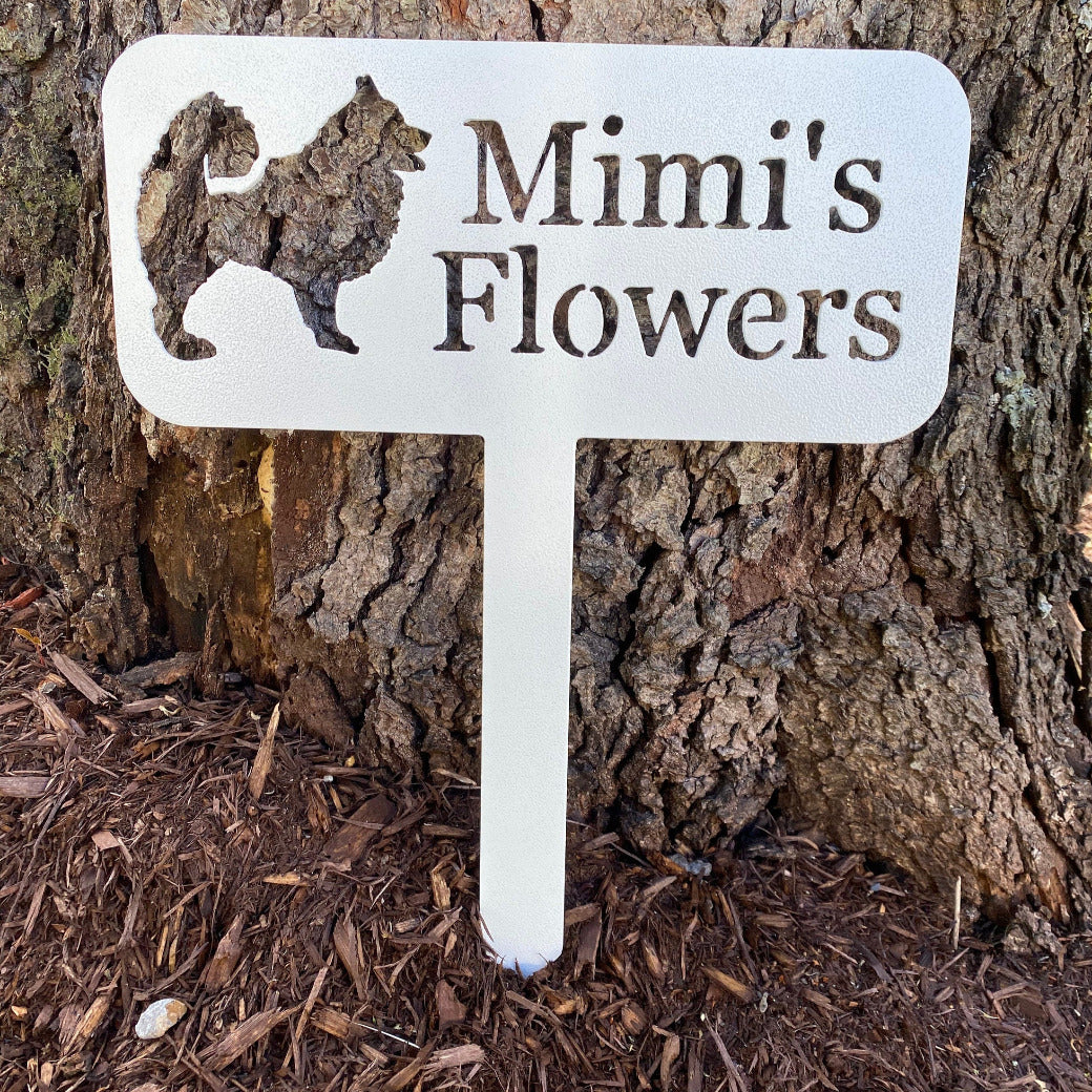 Personalized Garden Sign - Custom Metal Garden Stake - Grandpas Garden Stake -Metal Farm Stake -Personalized Ground Stake - Metal Marker