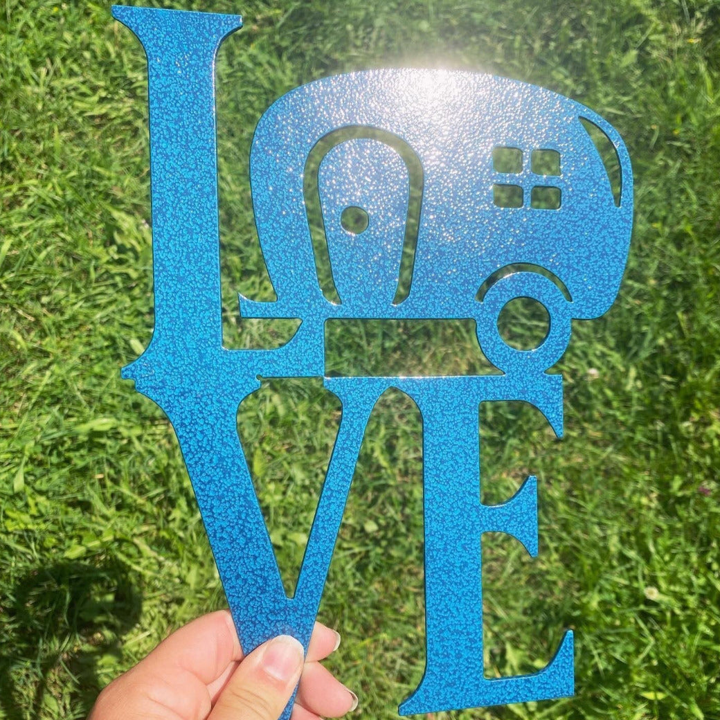 Love Camping Metal Sign - Camper Sign - Metal Camper Decor - RV Decor - Metal Camper Wall Art - Gift For Camper - Christmas Gift - Camper