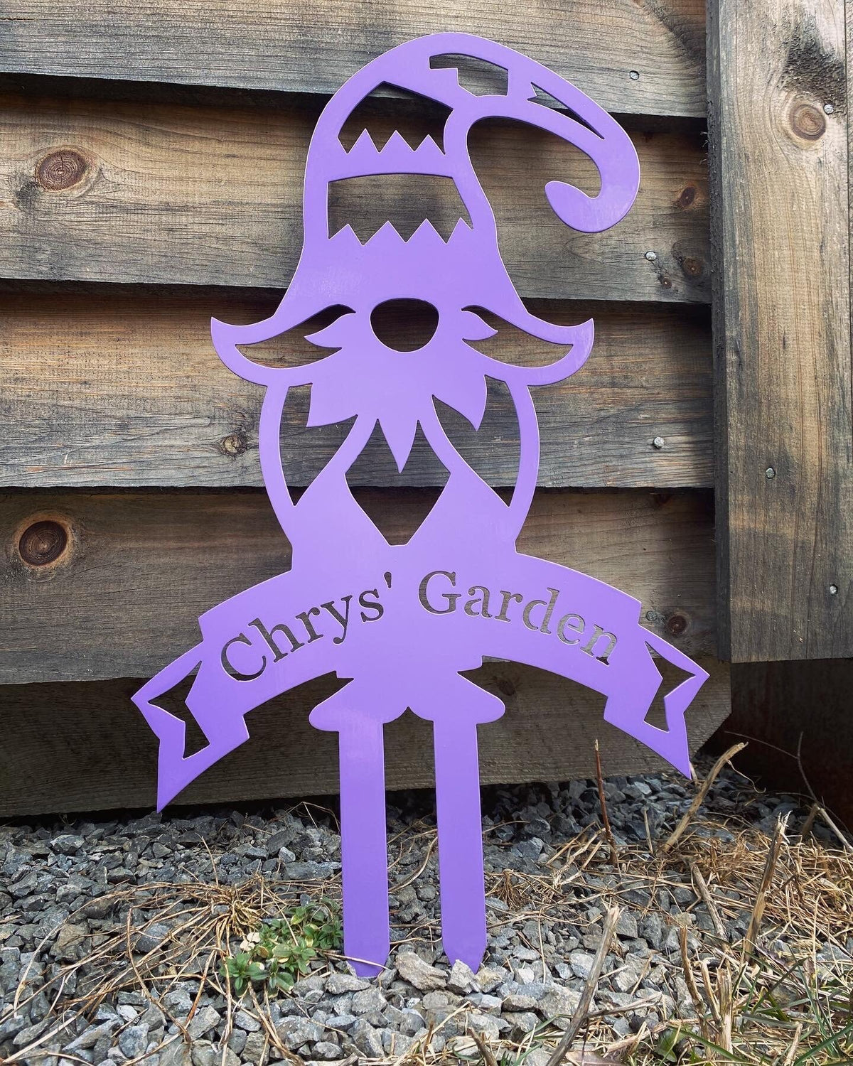 Gnome Garden Stakes - Metal Gnome Garden Decor - Gnome Flower Bed Decor - Garden Gnomes - Flower Bed Metal Art - Gnome - Mother&#39;s Day Gift
