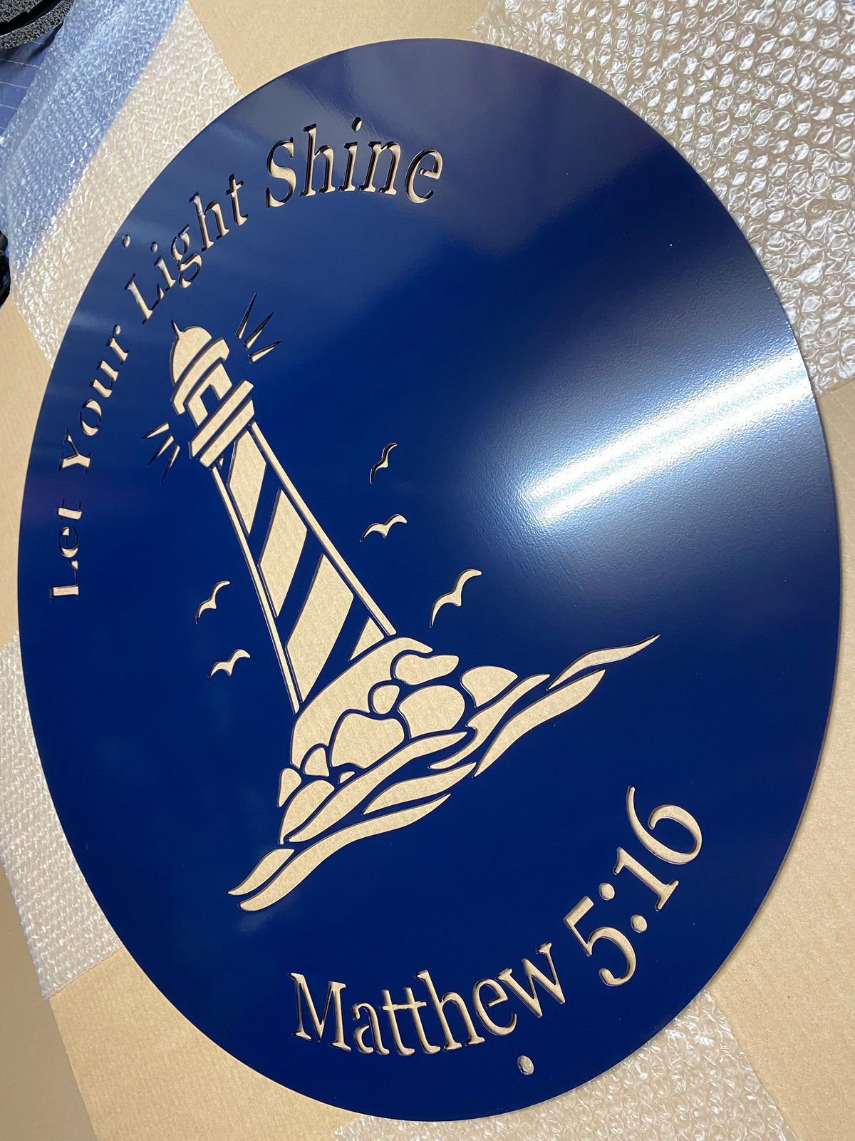 Lighthouse Personalized Sign - American Aftermarkets Metalworks