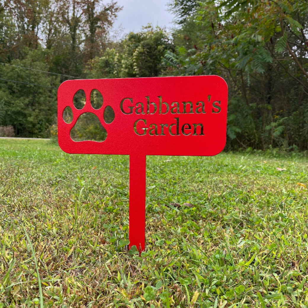 Pet Memorial Gift - Pet Loss Gift - Memorial Marker - Garden Memorial - Dog/Cat Grave Marker - Metal Ground Stake - Personalized Metal Stake