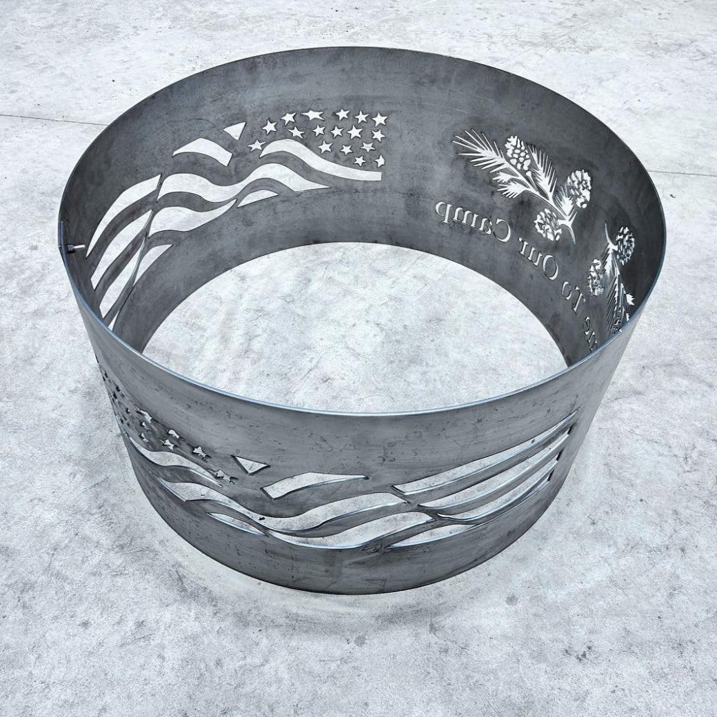 Personalized Fire Ring | Custom Firepit Designs - American Aftermarkets ...