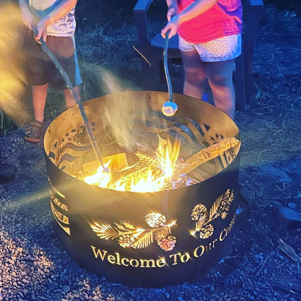 Personalized Fire Ring | Custom Firepit Designs - American Aftermarkets ...