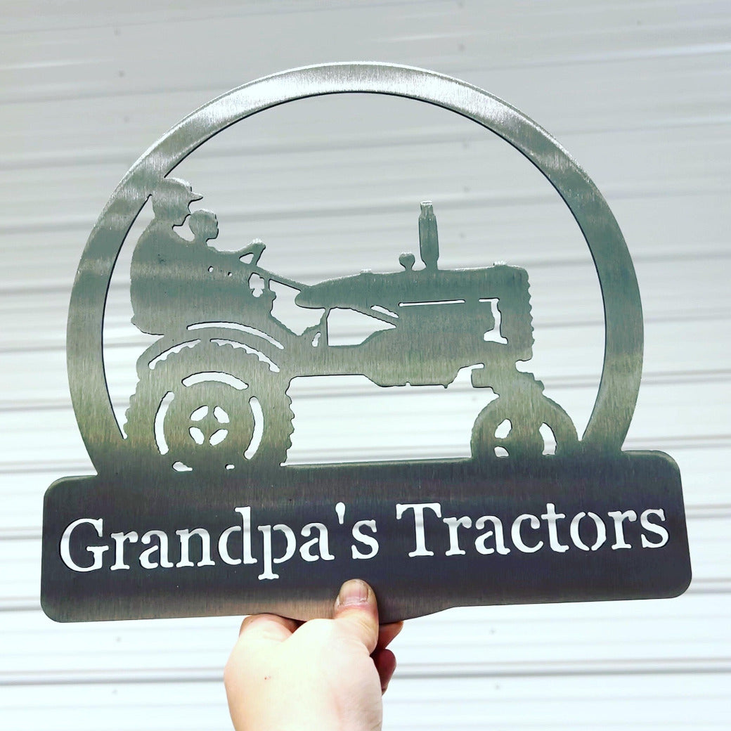 Customized Tractor Sign - American Aftermarkets Metalworks