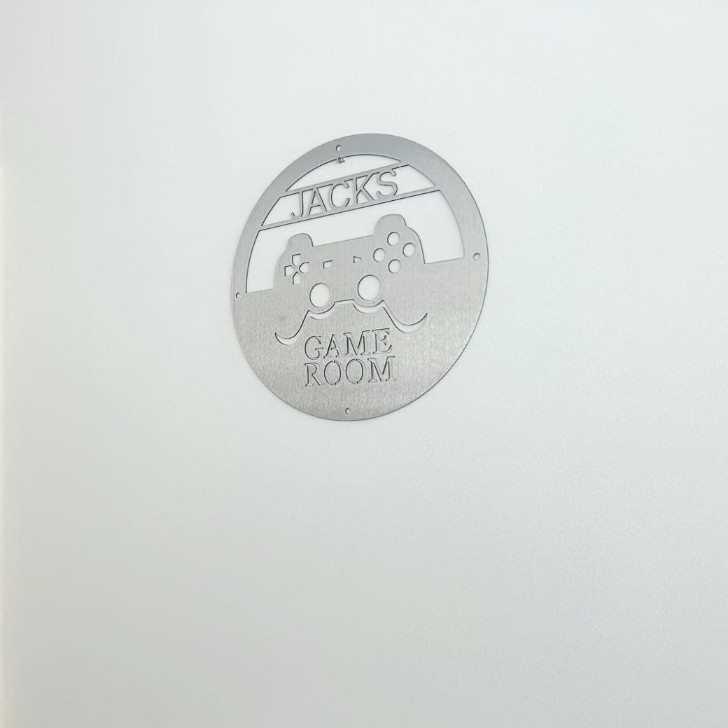 Gaming Controller Sign, Personalized - American Aftermarkets Metalworks