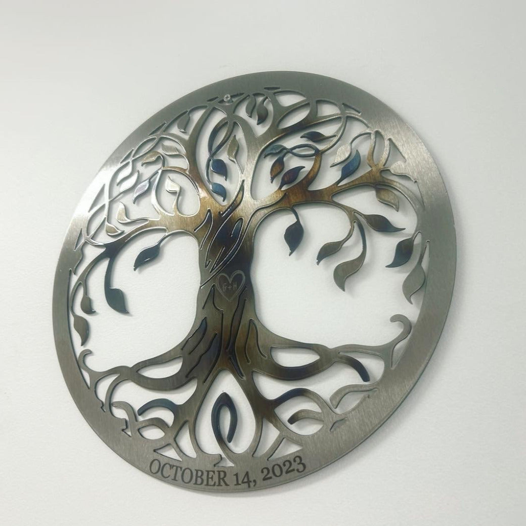Tree of Life with Custom Engraving - American Aftermarkets Metalworks