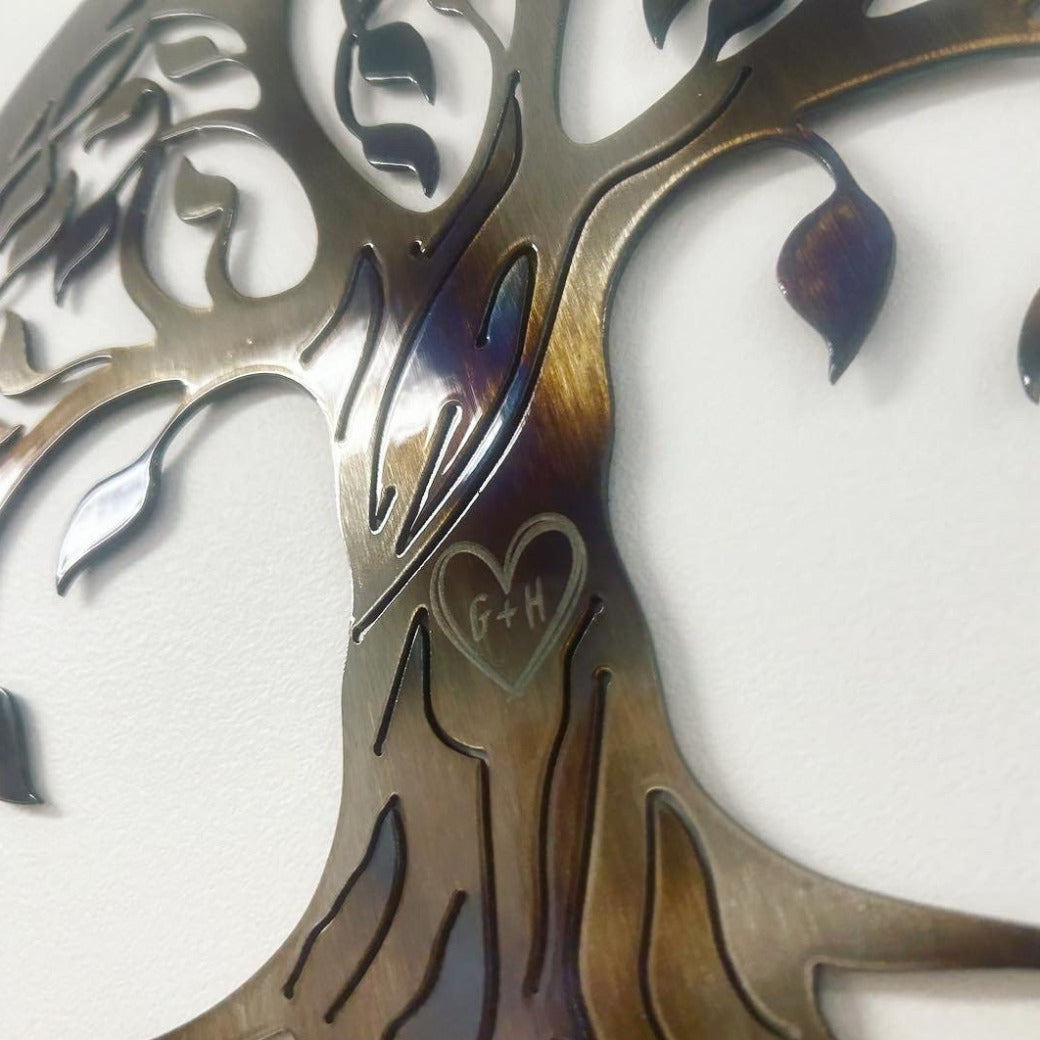 Tree of Life with Custom Engraving - American Aftermarkets Metalworks
