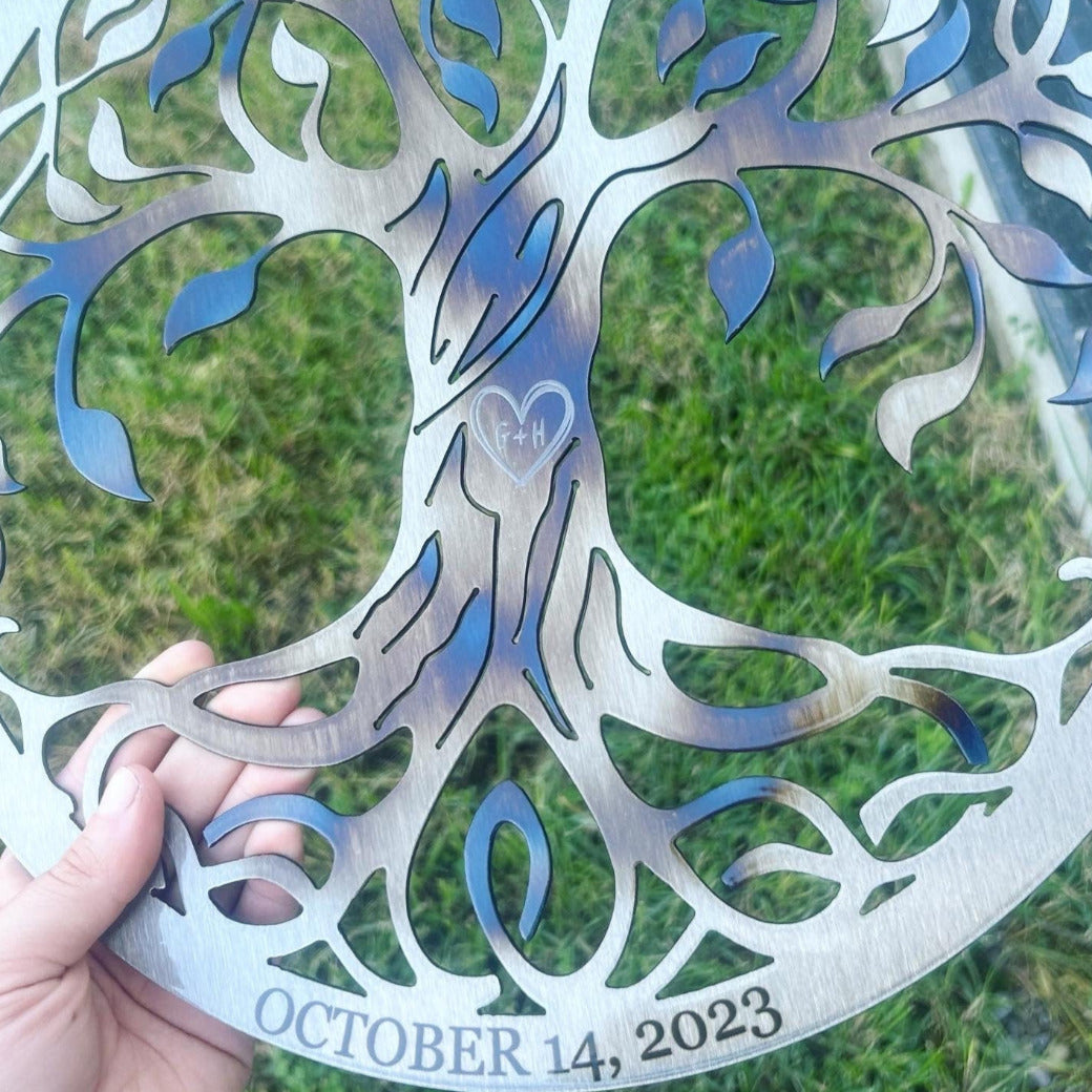 Tree of Life with Custom Engraving - American Aftermarkets Metalworks
