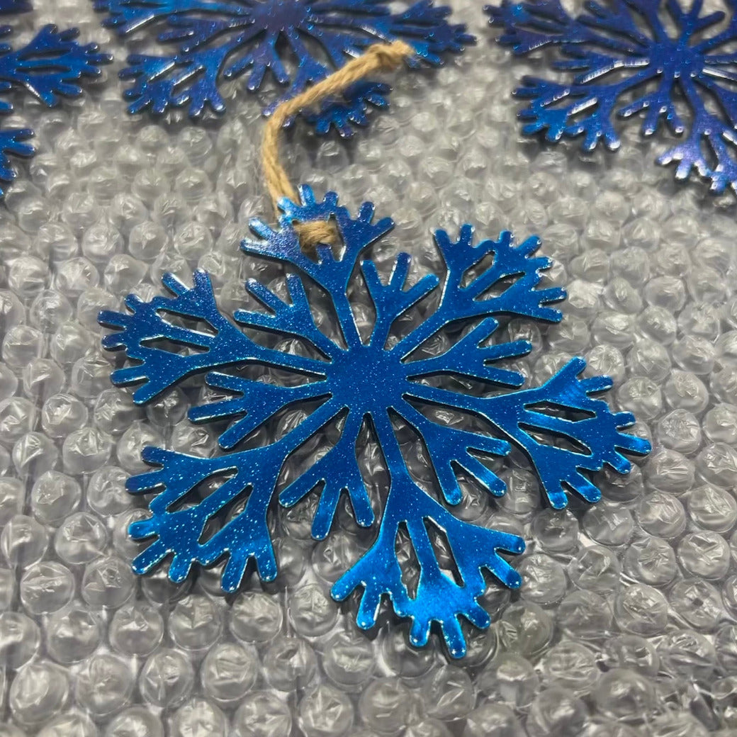 Snowflake Ornament - Metal Snowflake Ornament - Personalized Snowflake Ornamnet - Christmas Gift - Christmas Ornament - Customized Ornament