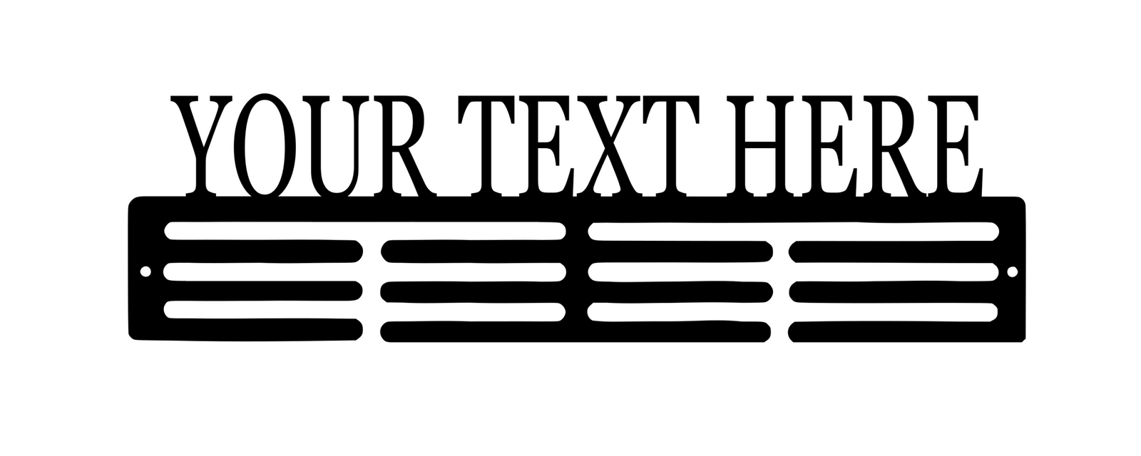 Personalized Medal Hanger